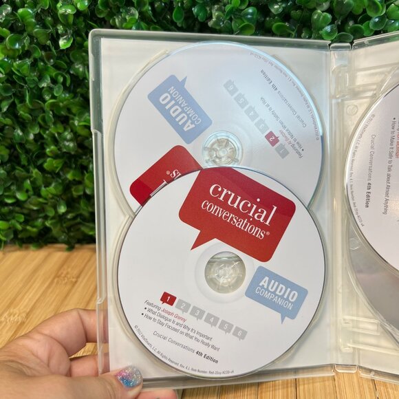 Crucial Conversations CD Audiobook Audio Companion Vital Smarts 6 CD Set - Picture 4 of 7